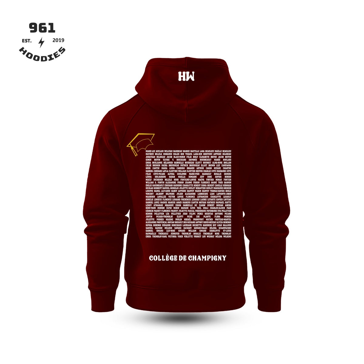 Hoodie Finissants - Collège de Champigny