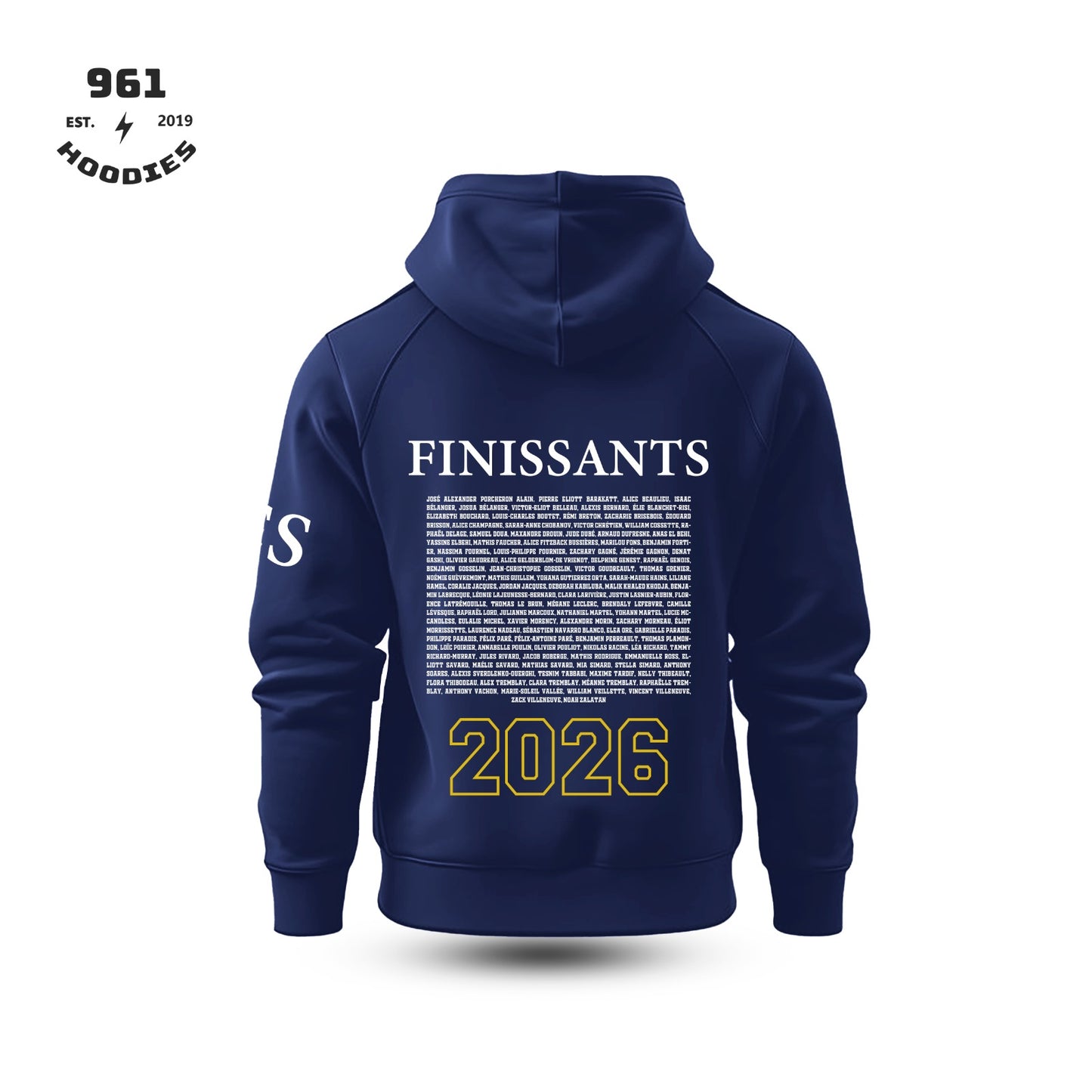Hoodie Finissants - École François-Bourrin